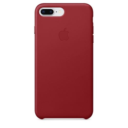 Coque en cuir Apple Rouge pour iPhone 7 Plus et 8 Plus
