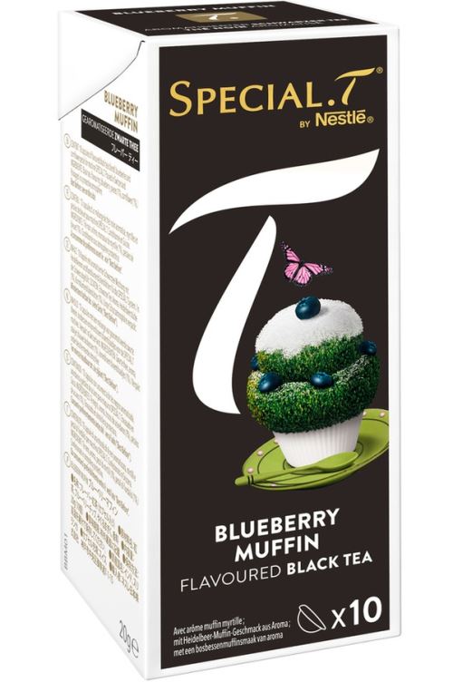 Boîte de 10 capsules thé Special T By Nestle Blueberry Muffin