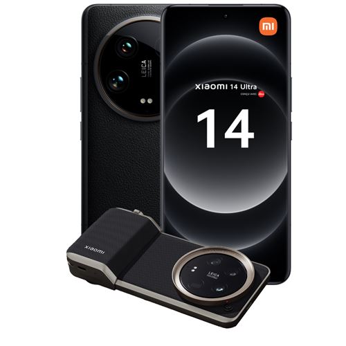 Pack Premium Smartphone Xiaomi 14 Ultra 6,73" 5G Double nano SIM 512 Go  Noir + Kit photo - Smartphone - Achat & prix | fnac