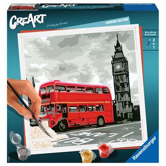 Peinture au numéro Ravensburger Creart Format carré Londres