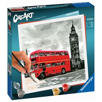 Peinture au numéro Ravensburger Creart Format carré Londres