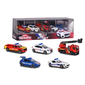 Coffret 5 véhicules Majorette SOS Giftpack