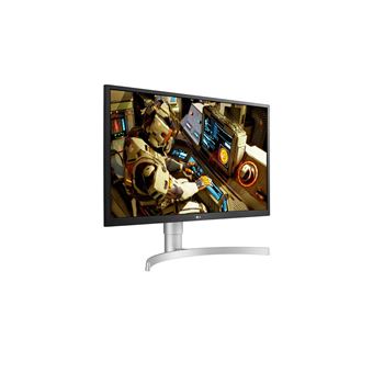 Ecran PC LG 27UL550P-W 27" 4K UHD Blanc et Noir