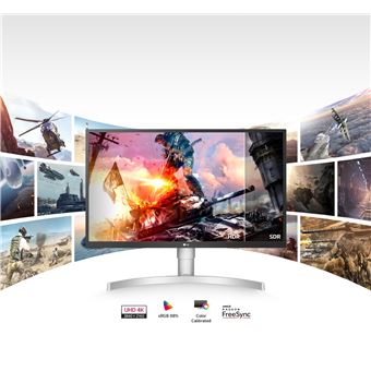 Ecran PC LG 27UL550P-W 27" 4K UHD Blanc et Noir