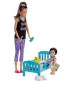 Coffret Barbie Babysitter Heure du dodo Modèle aléatoire