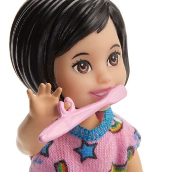 Coffret Heure Du Dodo Ma Première Barbie - Lit Gigogne Et Accessoires Pour Poupées | Dès 3 Ans