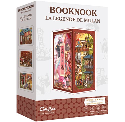 Maquette Blackrock Games Booknook La légende de Mulan - Blackrock Games