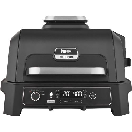 Ninja OG850CH Woodfire Pro XL Elektrogrill – schwarz / grau