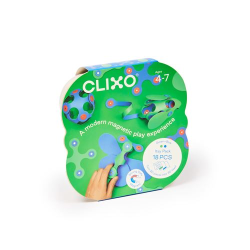 Jeu de construction magnétique Clixo Itsy Pack 18 pièces et - vue 1
