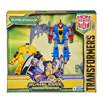 Figurine Transformers Bumblebee Cyberverse Adventures Dino Combiner Modèle aléatoire