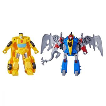 Figurine Transformers Bumblebee Cyberverse Adventures Dino Combiner Modèle aléatoire