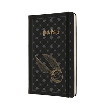 Agenda scolaire semainier Moleskine Edition Harry Potter Grand format 2021-2022 Noir