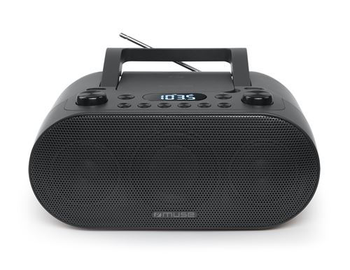 Lecteur radio CD et MP3 portable Muse M-35 Bluetooth Noir