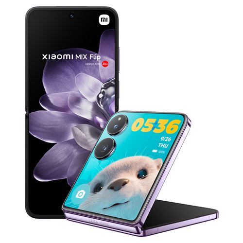 Smartphone Xiaomi Mix Flip 4,01 5G Double nano SIM 512 Go Violet Exclusivité Fnac