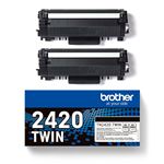 Pack de 2 toners Brother TN2420 Noir