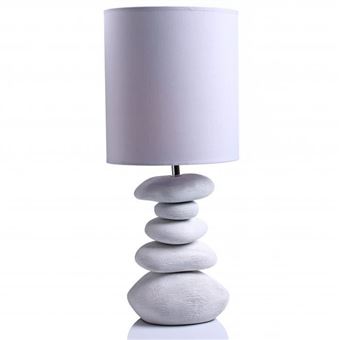 Blanc À Poser Galets Céramique Achat Lampe Ovale rCWdxoeB