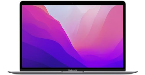 Apple MacBook Air 13" 128 Go SSD 8 Go RAM Puce M1 CPU 8 coeurs GPU 7 cœurs Gris sidéral 2020 Reconditionné Reborn