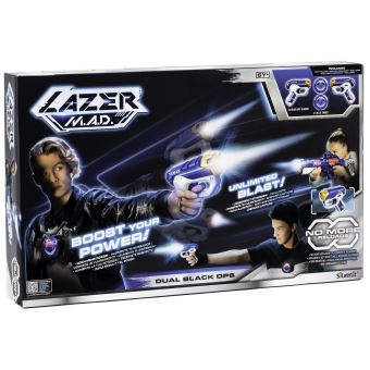 Jeu de tir Lazer Mad Dual Black Ops Silverlit