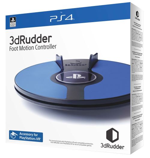 Contr&ocirc;leur de jeu 3dRudder Bleu et Noir pour PSVR