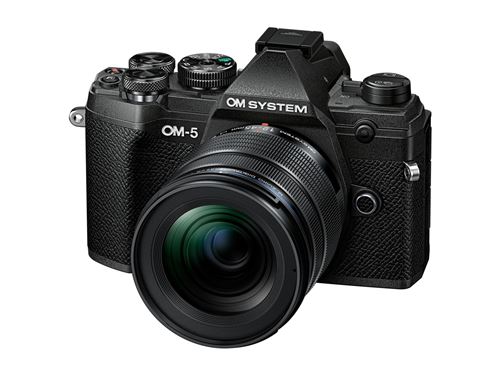 Appareil photo hybride OM System OM-5 noir + ED 12-45mm f/4 PRO