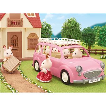 Playset Sylvanian Families 5535 Le monospace rose et set de pique-nique