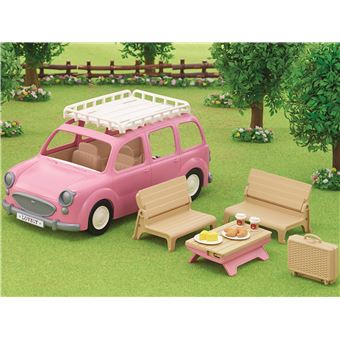 Playset Sylvanian Families 5535 Le monospace rose et set de pique-nique