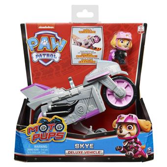 Véhicule et Figurine Stella Pat Patrouille Moto Pups