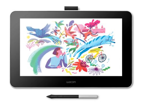 Tablette graphique Wacom One 13.3 avec stylet Noir et Blanc