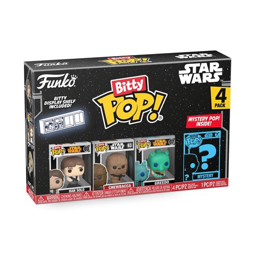 Funko Pack De 4 Figurines Bitty Pop Star Wars Han Solo