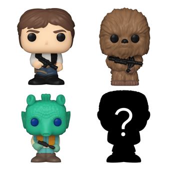 Pack de 4 figurines Funko Bitty Pop Star Wars Han Solo