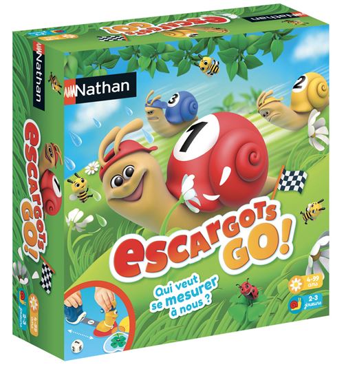 Jeu De Chance Et D'Apprentissage Escargots Go! Nathan