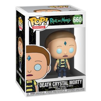 Funko Papa ! Dessins animés : Rick et Morty - Morty Crystal de la mort 9 cm