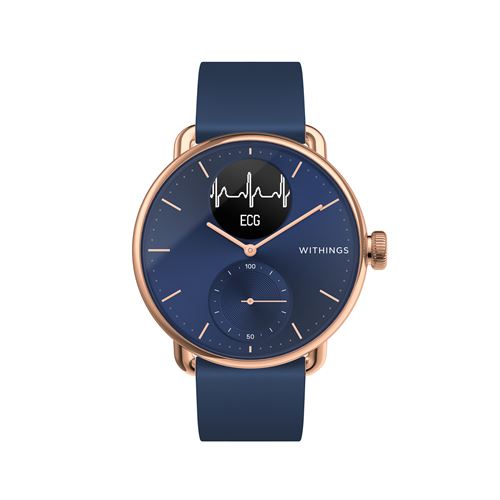 Montre connectée Withings Scanwatch 38mm Bleu