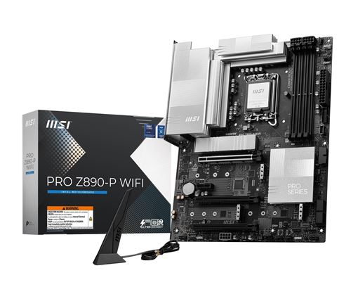 Carte mère MSI PRO Z890 P WIFI Wi Fi 7 5G LAN Thunderbolt 4 PCIe 5.0 - vue 6