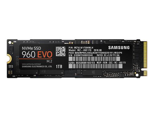 Samsung 960 EVO MZ-V6E1T0BW - Disque SSD - 1 To - PCI Express 3.0 x4 (NVMe)