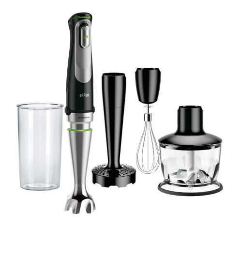 Mixeur plongeant Braun 1000 W Noir et Argent