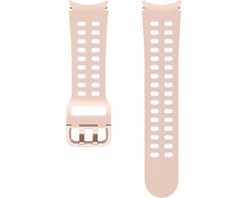 Bracelet en silicone pour montre connectée Samsung Galaxy Watch4 Classic S/L Rose