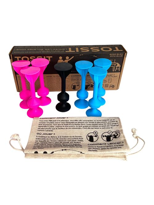 Jeu d'Adresse Gigamic Tossit – Fléchette Ventouse pour Intérieur et Extérieur