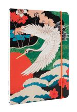 CARNET RELIURE COUSUE A5 JAPANESE CRANES