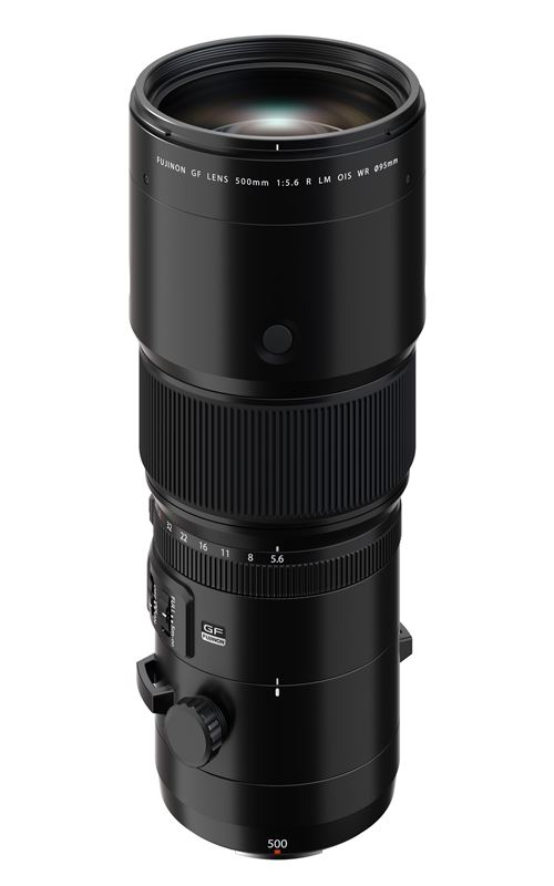 Objectif Zoom Fujifilm GF 500mm F5.6 R LM OIS WR – Résistant aux Intempéries, Idéal Sports et Faune