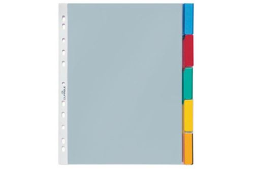 GENERIQUE - Intercalaire à pochette - Format A4 - 8 pièces - Transparent - Image 2