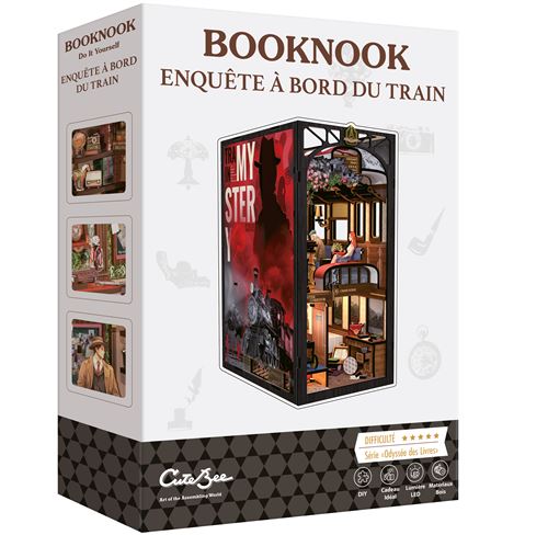 Maquette Blackrock Games Booknook Enquête à bord du train - Blackrock Games