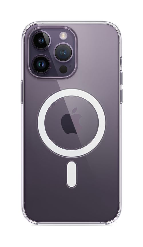 Coque transparente avec MagSafe pour Apple iPhone 14 Pro Max