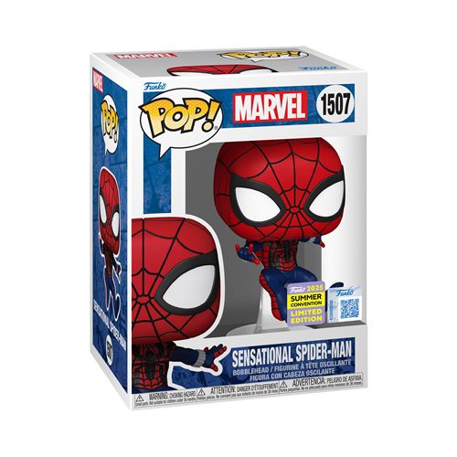 Funk Figurine Funko Pop Marvel Sensational Spider-Man Exclusivité Fnac