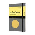 Agenda scolaire semainier Moleskine Edition Petit Prince Format de poche 2021-2022 Gris et Jaune