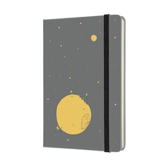 Agenda scolaire semainier Moleskine Edition Petit Prince Format de poche 2021-2022 Gris et Jaune