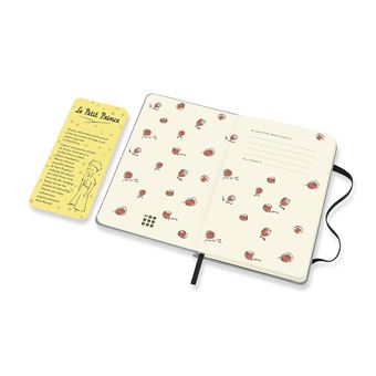 Agenda scolaire semainier Moleskine Edition Petit Prince Format de poche 2021-2022 Gris et Jaune