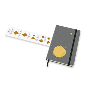 Agenda scolaire semainier Moleskine Edition Petit Prince Format de poche 2021-2022 Gris et Jaune