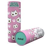 Chaussettes hautes et mi-bas Itotal Chat Blanc Taille 36-41