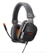 Micro-casque Gaming Two Dots Neon Noir et Orange pour PS4, Xbox One et Nintendo Switch